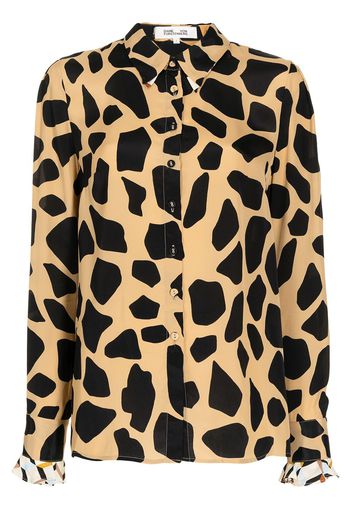 DVF Diane von Furstenberg Camicia con stampa - Marrone