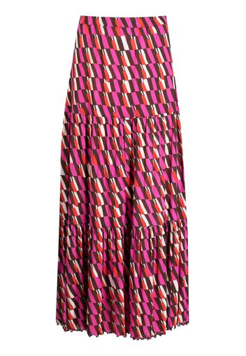 DVF Diane von Furstenberg Austria printed maxi skirt - Rosa