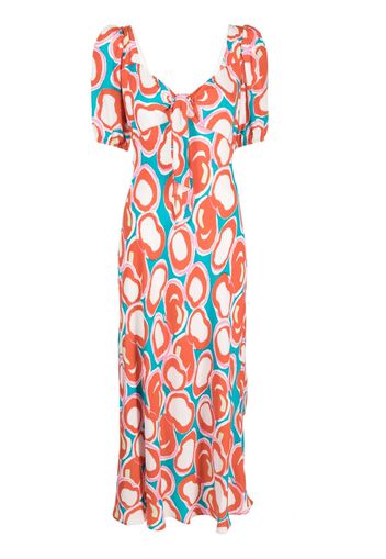 DVF Diane von Furstenberg Teagan midi dress - Bianco