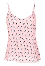 DVF Diane von Furstenberg graphic-print top - Rosa