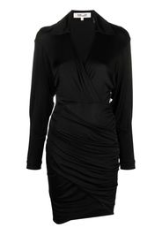 DVF Diane von Furstenberg Troian faux-wrap dress - Nero