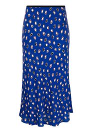 DVF Diane von Furstenberg abstract-print midiskirt - Blu