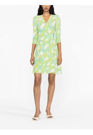 DVF Diane von Furstenberg Emilia wrap short dress - Giallo