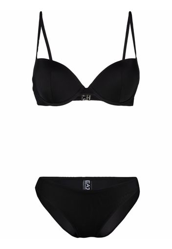 Ea7 Emporio Armani underwire bikini set - Nero