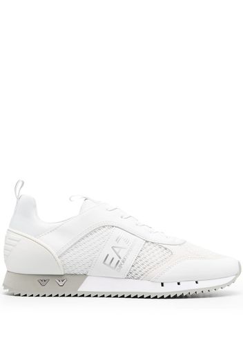 Ea7 Emporio Armani logo print sneakers - Bianco