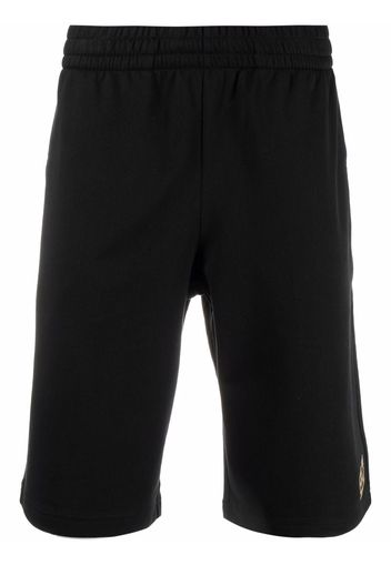 Ea7 Emporio Armani logo-print track shorts - Nero