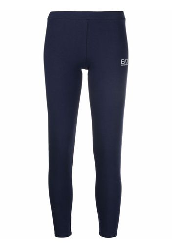 Ea7 Emporio Armani Leggings con stampa - Blu