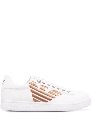 Ea7 Emporio Armani Sneakers con logo - Bianco