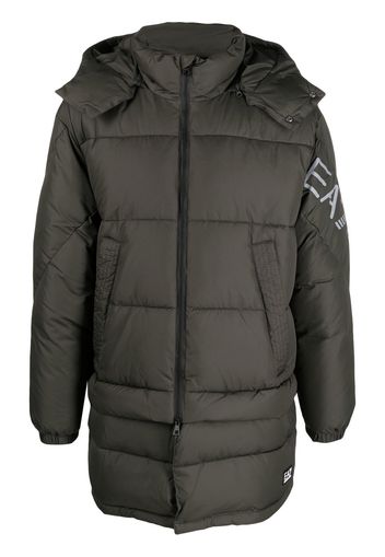 Ea7 Emporio Armani Mountain hooded padded coat - Verde