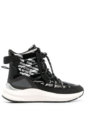 Ea7 Emporio Armani Sneakers alte Mountain trapuntate - Nero