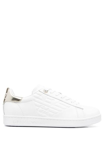 Ea7 Emporio Armani low-top lace-up trainers - Bianco