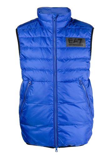 Ea7 Emporio Armani duck-feather padded gilet - Blu