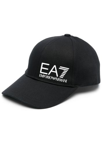 Ea7 Emporio Armani logo-print cap - Nero