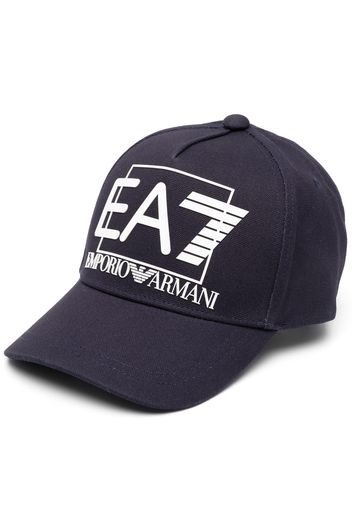 Ea7 Emporio Armani embossed-logo baseball cap - Blu