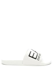 Ea7 Emporio Armani Slides goffrate - Bianco