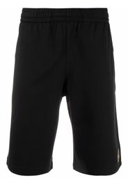 Ea7 Emporio Armani logo-print track shorts - Nero