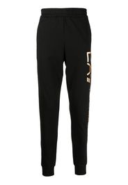 Ea7 Emporio Armani logo-print track pants - Nero