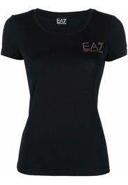 Ea7 Emporio Armani logo-print short-sleeved T-shirt - Nero