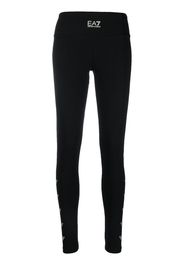 Ea7 Emporio Armani logo-print leggings - Nero