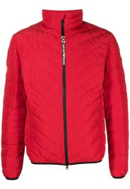 Ea7 Emporio Armani Piumino con zip - Rosso