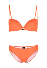 Ea7 Emporio Armani logo-print bikini set - Arancione