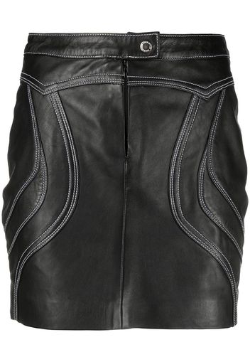 Each X Other leather mini skirt - Nero