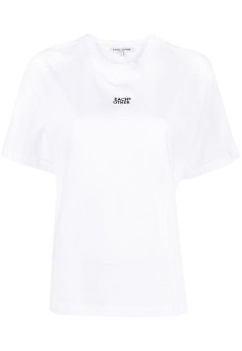 Each X Other logo-print cotton T-shirt - Bianco