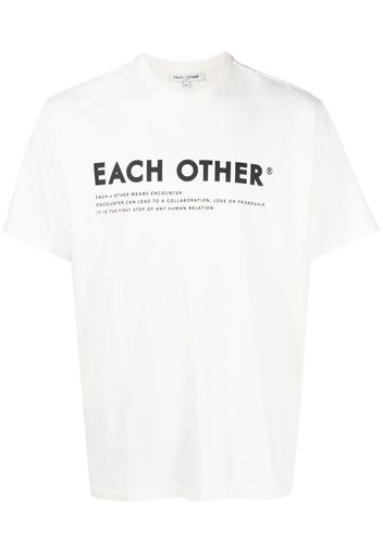 Each X Other T-shirt con stampa - Toni neutri