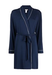 Eberjey two-tone modal robe - Blu