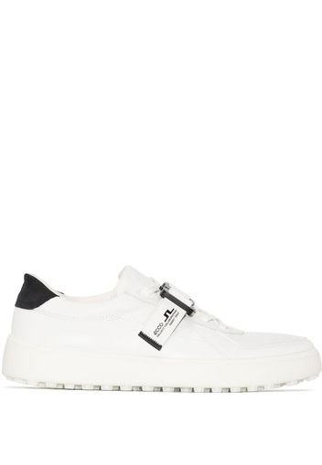 ECCO x J Lindeberg buckle-fastening trainers - Bianco