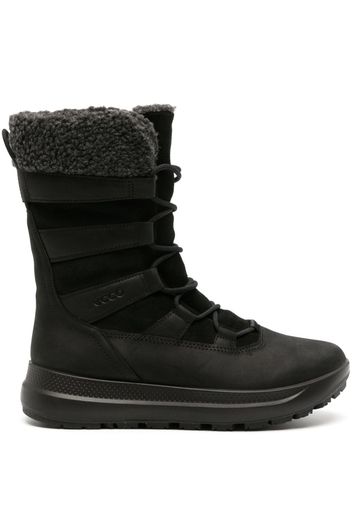 ECCO Solice insulated leather boots - Nero