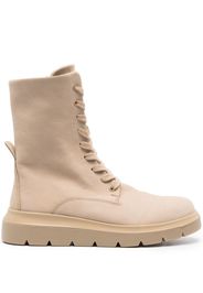 ECCO Nouvelle lace-up suede boots - Toni neutri