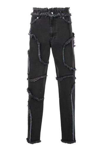 Eckhaus Latta Jeans crop - Nero