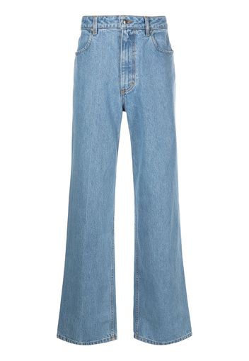 Eckhaus Latta Jeans a gamba ampia - Blu