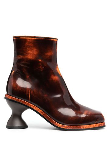 Eckhaus Latta sculpted-heel boots - Marrone