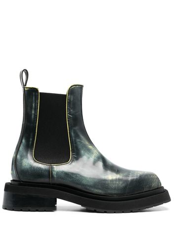 Eckhaus Latta Mike elasticated side-panel boots - Nero