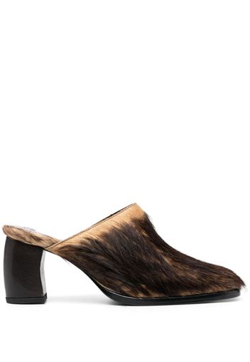 Eckhaus Latta Mules Bowed 70mm - Marrone