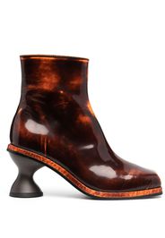 Eckhaus Latta sculpted-heel boots - Marrone