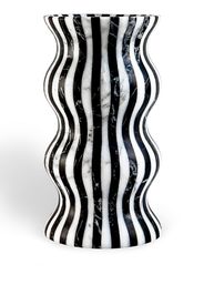 Editions Milano Vaso Versilla a righe - Nero