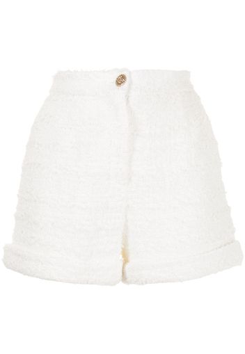 Edward Achour Paris Shorts a vita alta - Bianco