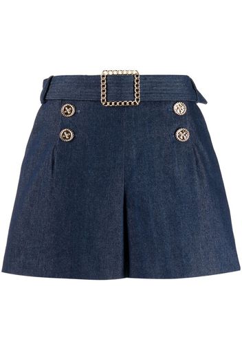 Edward Achour Paris Shorts a vita alta - Blu