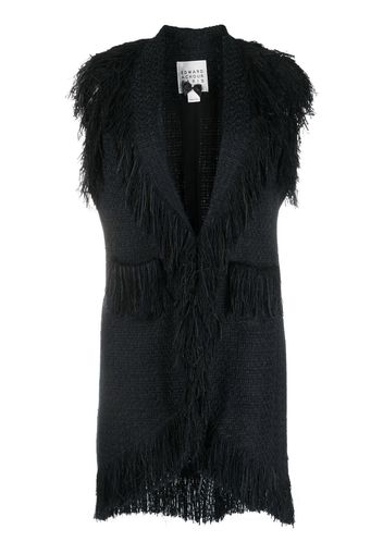 Edward Achour Paris Cappotto smanicato - Blu