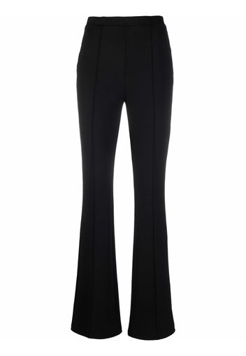 Edward Achour Paris high-waisted flared trousers - Nero