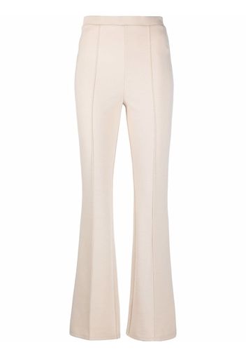 Edward Achour Paris high-waisted flared trousers - Toni neutri