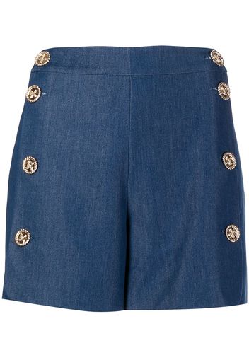 Edward Achour Paris Shorts denim - Blu