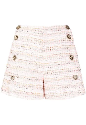 Edward Achour Paris tweed-style sailor shorts - Rosa