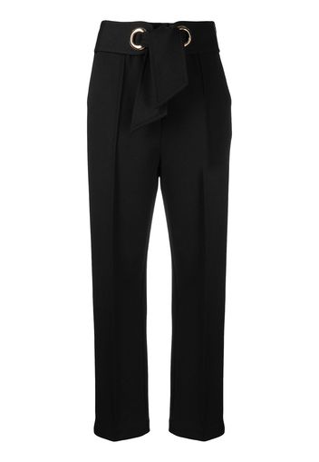 Edward Achour Paris high-waisted trousers - Nero