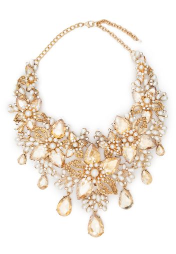 Edward Achour Paris crystal-embellished chunky necklace - Oro