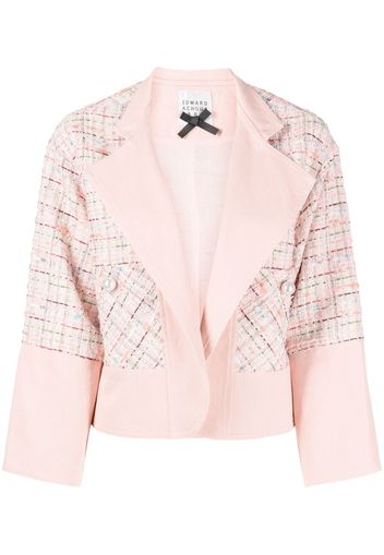 Edward Achour Paris notched cropped jacket - Rosa