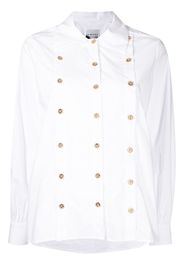 Edward Achour Paris button-detailed blouse - Bianco